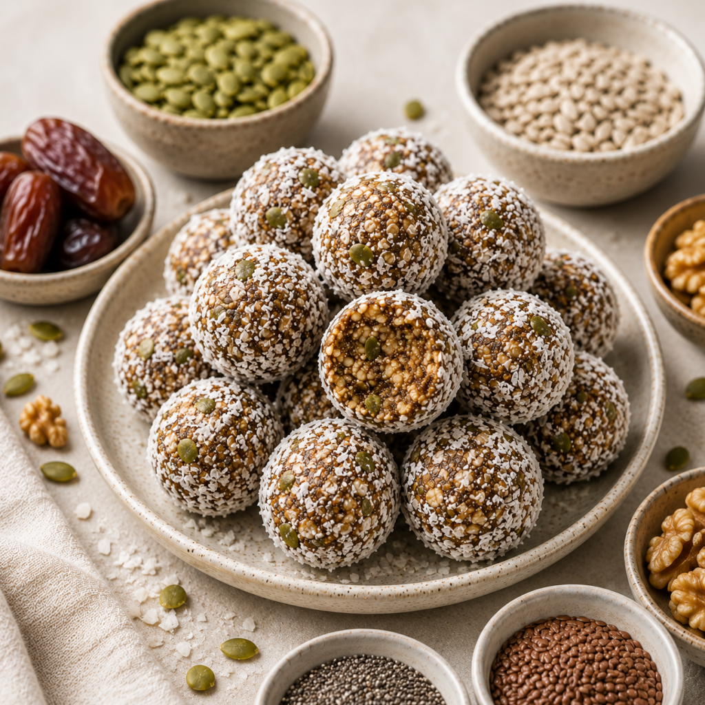 Super quick energy balls energy balls image
